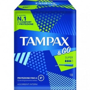 TAMPAX & GO SUPER 18 PZ