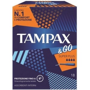 TAMPAX & GO SUPER PLUS 18 PZ