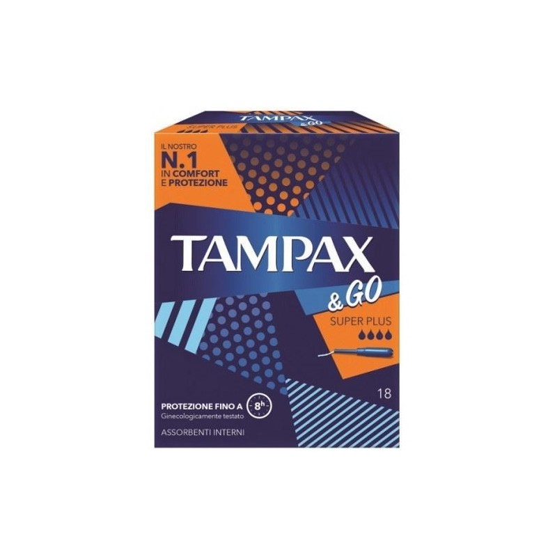 TAMPAX & GO SUPER PLUS 18 PZ