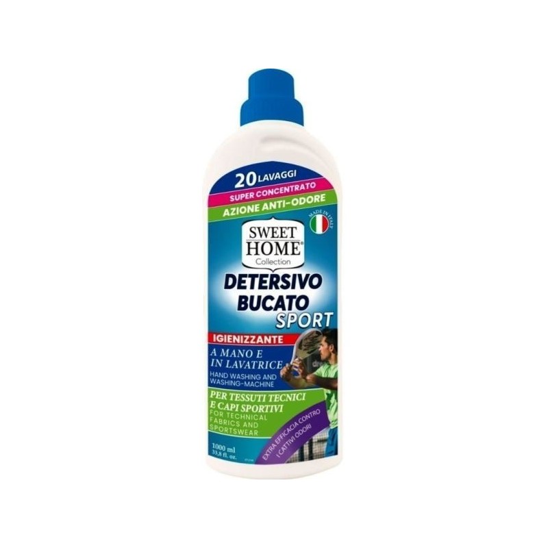 SWEET HOME DET. BUCATO SPORT ANTI ODORE 1 LT
