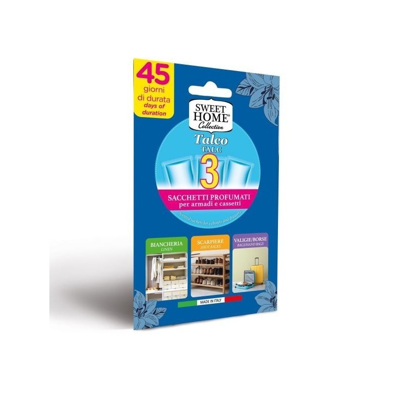 SWEET HOME PROF.RE PER CASSETTI TALCO 3 PZ