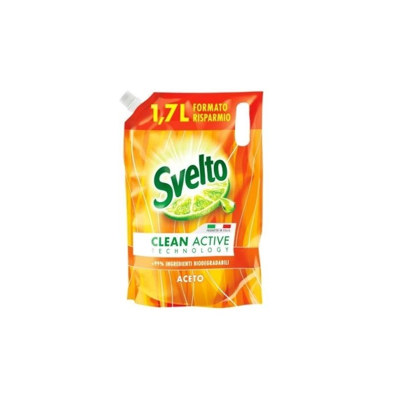 SVELTO PIATTI ACETO ECO RICARICA BUSTA 1,7 LT