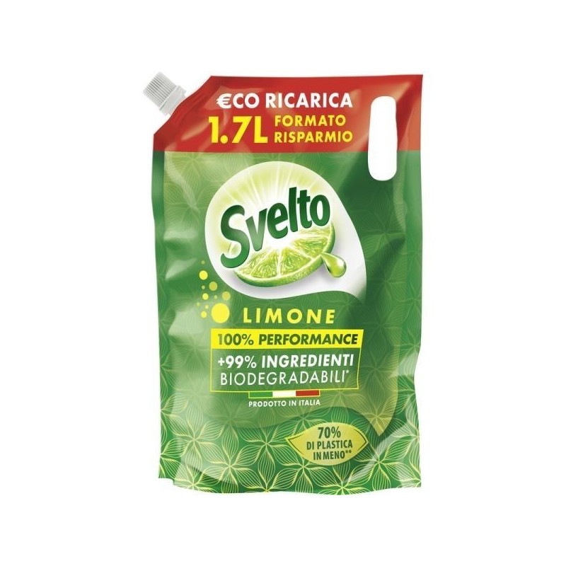 SVELTO PIATTI LIMONE ECO RICARICA BUSTA 1,7 LT