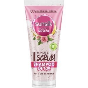 SUNSILK SHAMPOO SCRUB ROSA...