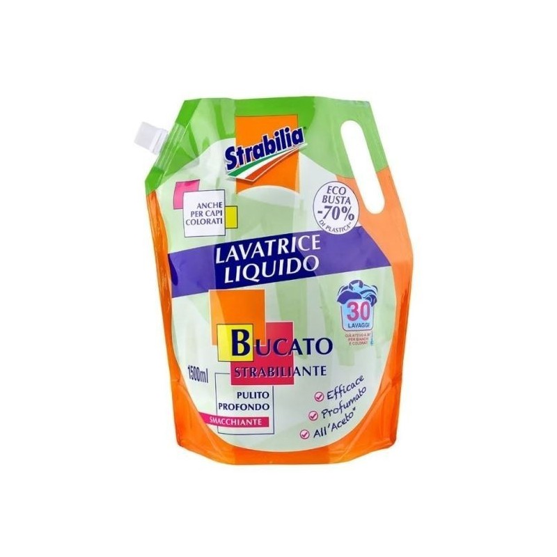 STRABILIA LAVATRICE PULITO PROFONDO 30 LAV. BUSTA 1500ML