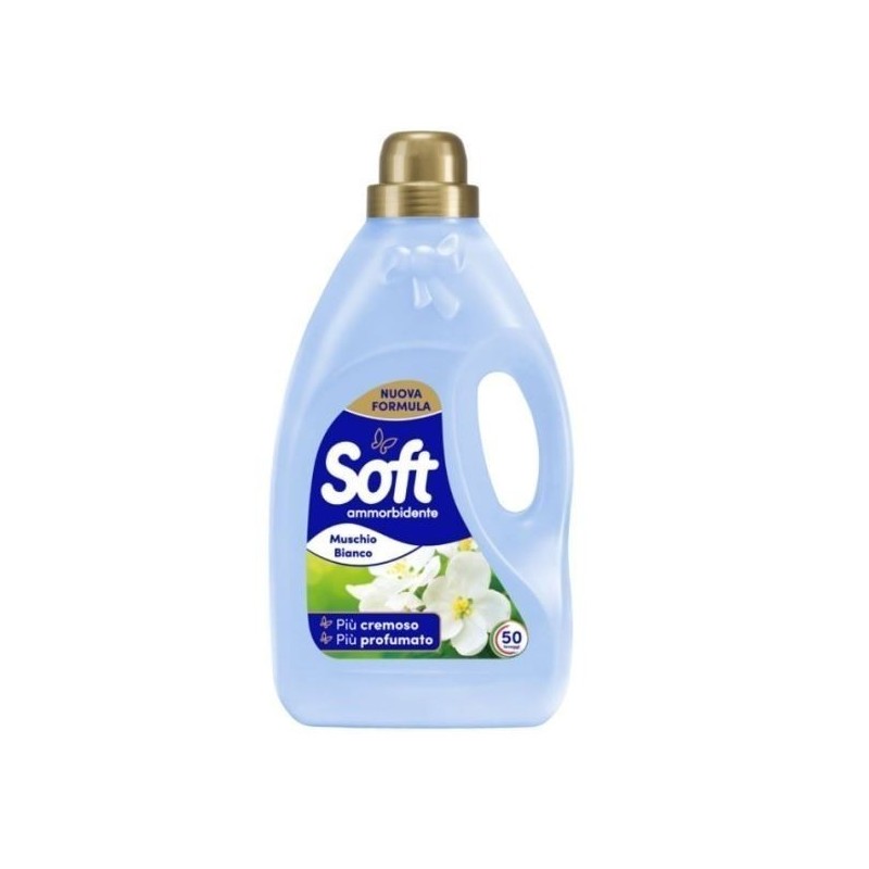 SOFT AMMORBIDENTE 50 LAV. MUSCHIO BIANCO 2,75LT