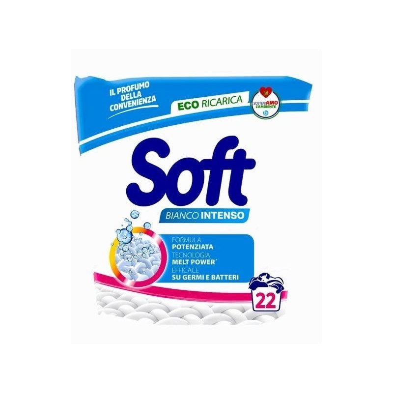 SOFT LAVATRICE POLVERE BIANCO INTENSO 22 MIS.