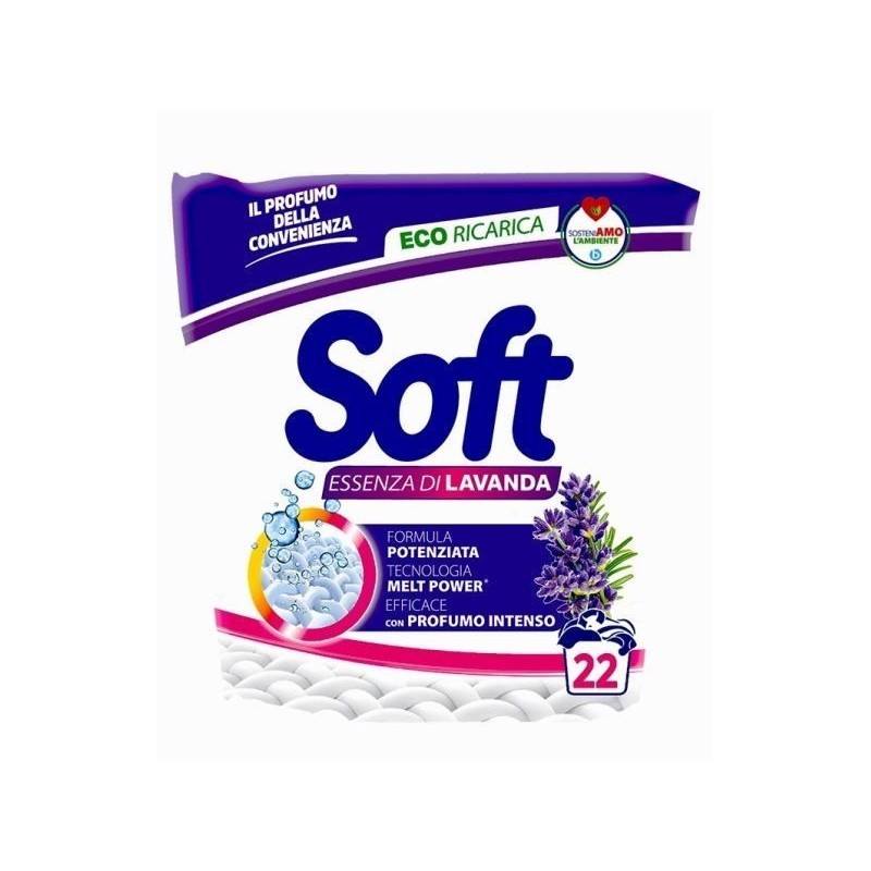SOFT LAVATRICE POLVERE LAVANDA 22 MIS.