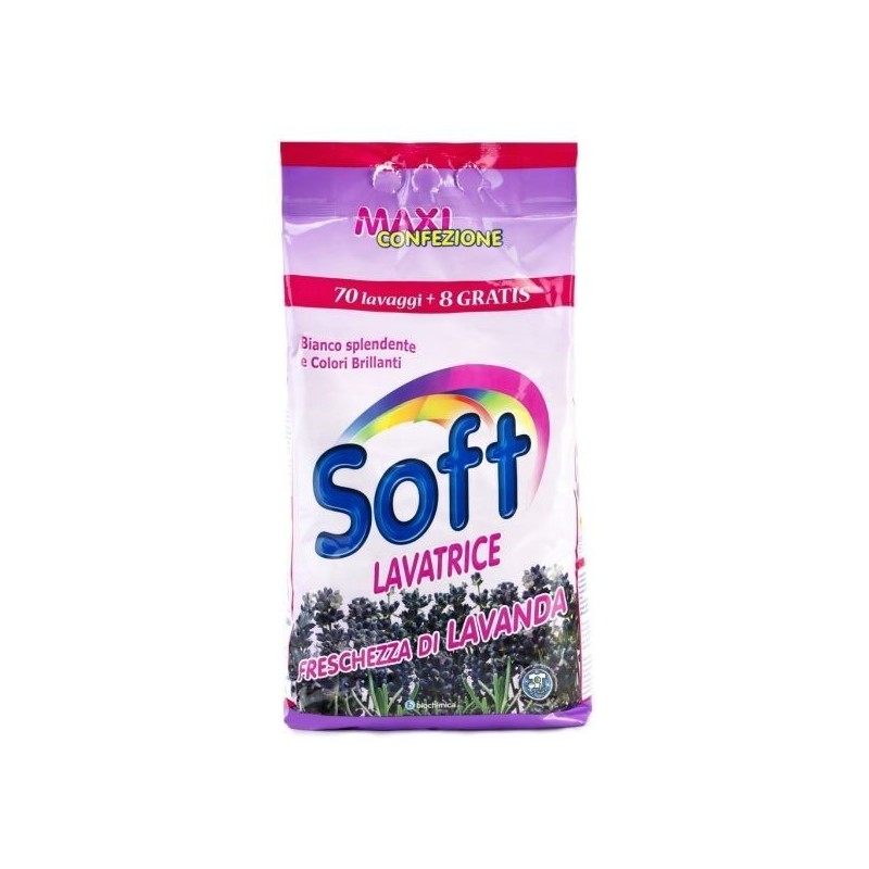 SOFT LAVATRICE POLVERE LAVANDA 78 MISURINI