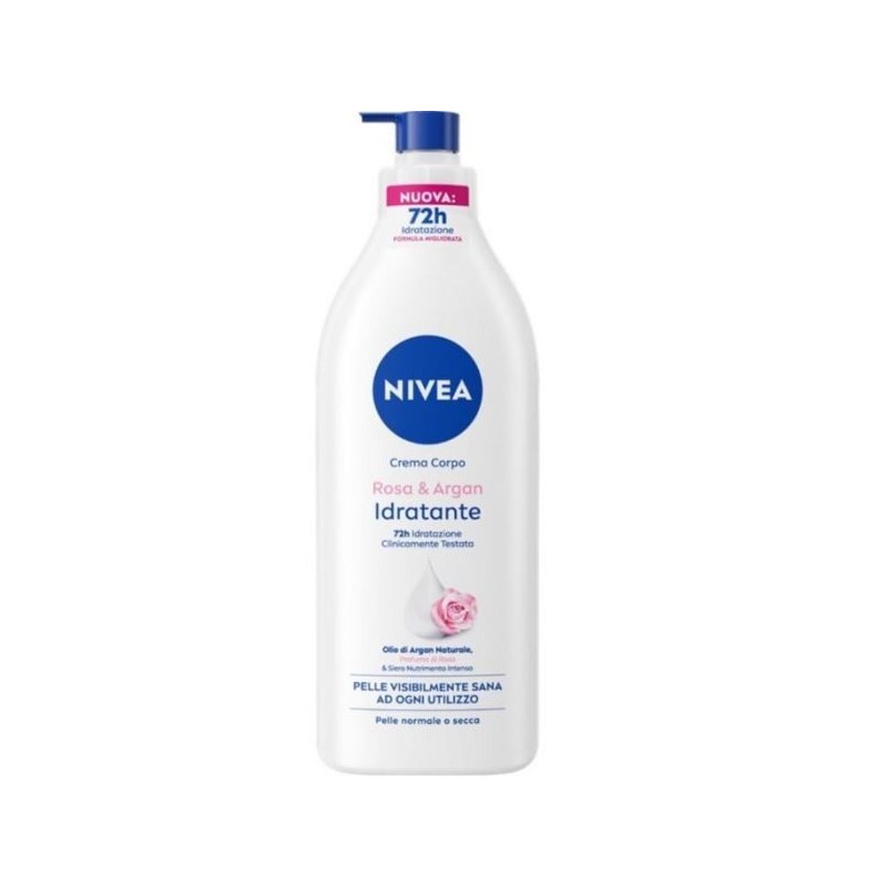 NIVEA CREMA CORPO PUMP IDRATANTE ROSA/ARGAN 500ML