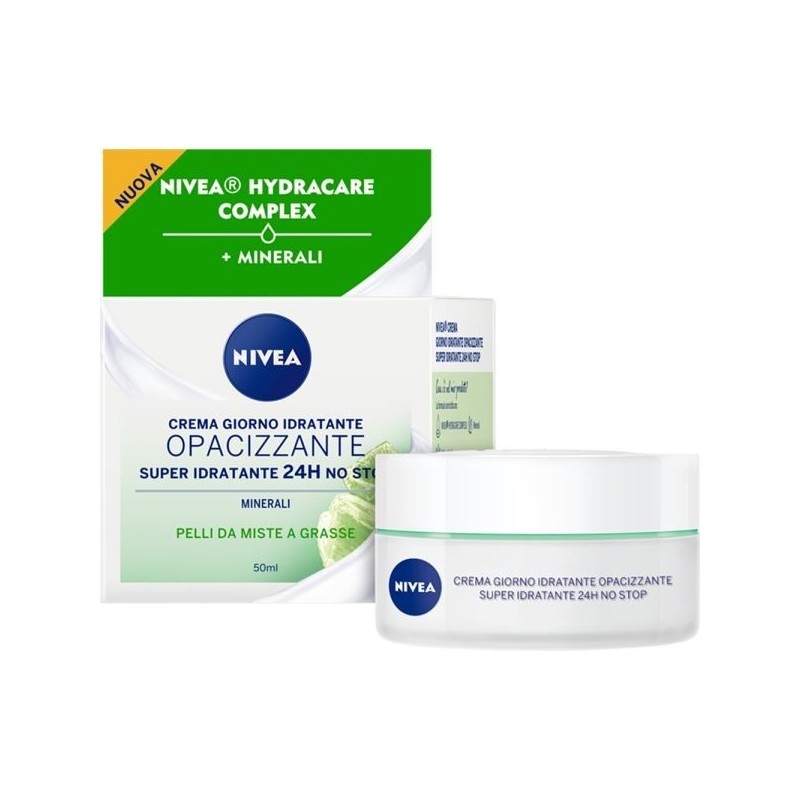 NIVEA CREMA GIORNO IDRATANTE OPACIZZ. MINERALI 50 ML