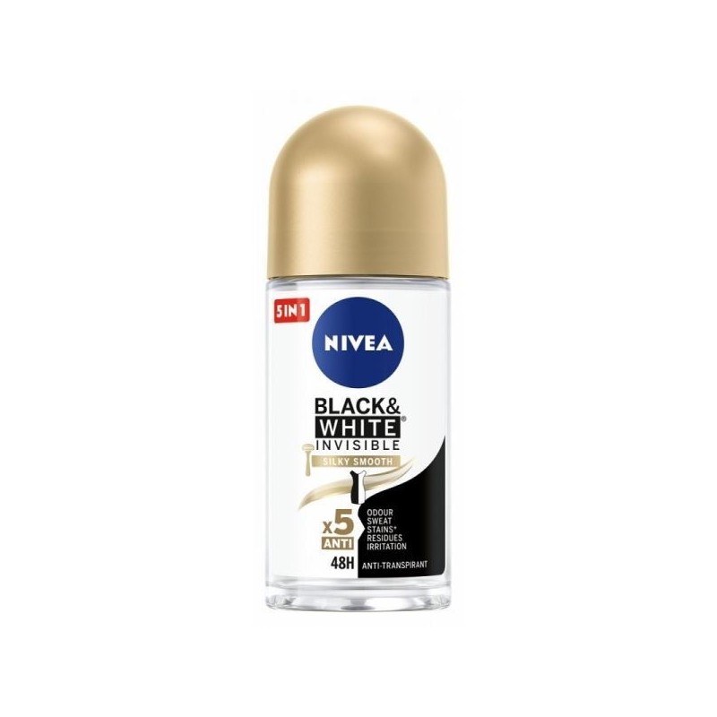 NIVEA DEO ROLL-ON BLACK&WHITE ULT.IMPACT 50 ML