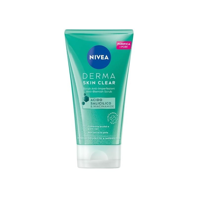 NIVEA DERMA SKIN CLEAR SCRUB ACIDO SALICILICO 150 ML