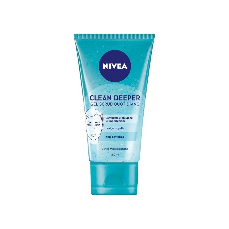 NIVEA GEL SCRUB VISO QUOTIDIANO CLEAN DEEPER 150 ML