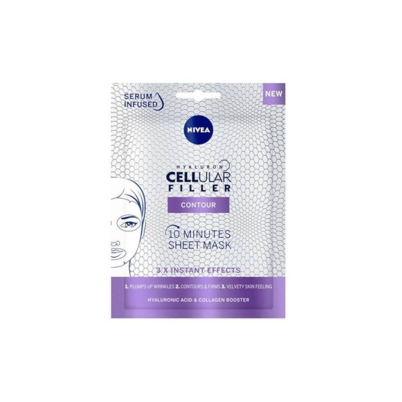 NIVEA MASCHERA HYALURON CELLUL.FILLER TESSUTO 1 PZ
