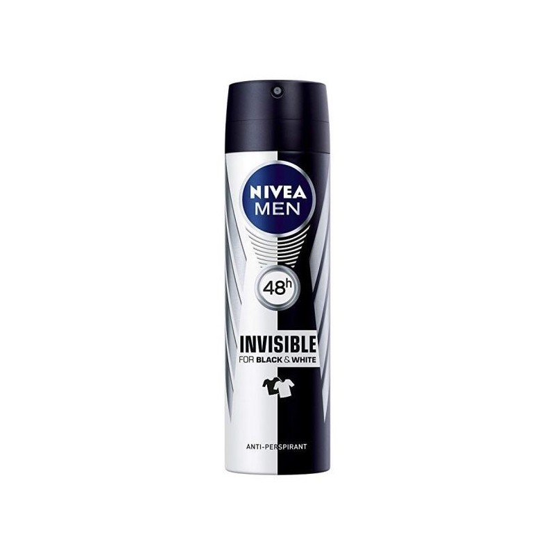 NIVEA MEN DEO SPRAY BLACK&WHITE INVISIBLE 200 ML