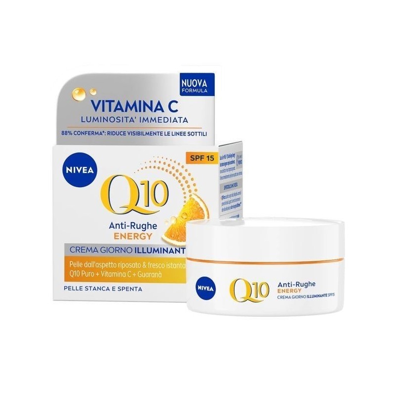 NIVEA Q10 ENERGY CREMA ANTI-RUGHE GIORNO ILLUMINANTE 50ML