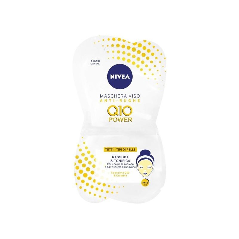 NIVEA Q10 MASCHERA VISO ANTI-RUGHE POWER 2X7,5ML