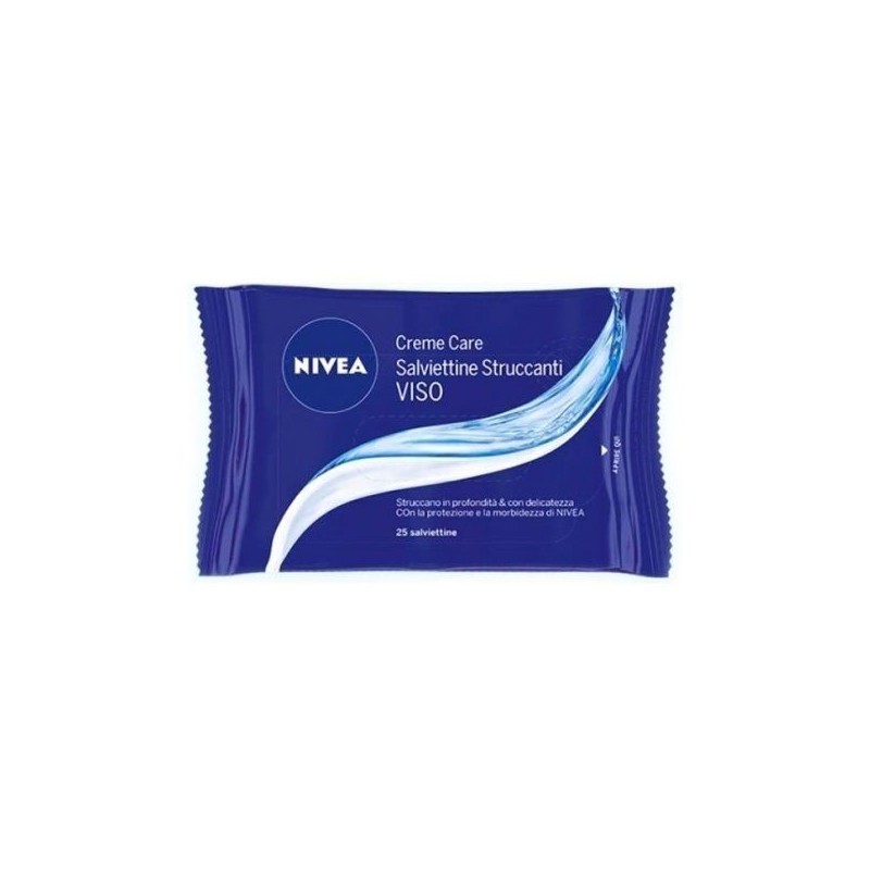 NIVEA SALVIETTINE STRUCCANTI CREME CARE 25PZ