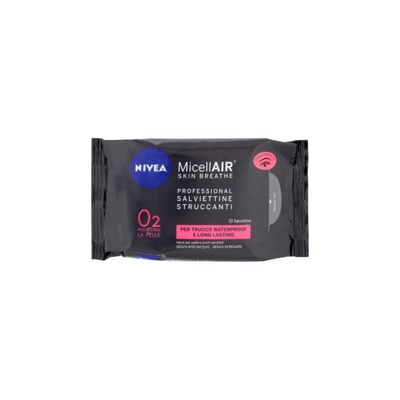 NIVEA SALVIETTINE STRUCCANTI PROFES. MICELLAIR 20PZ