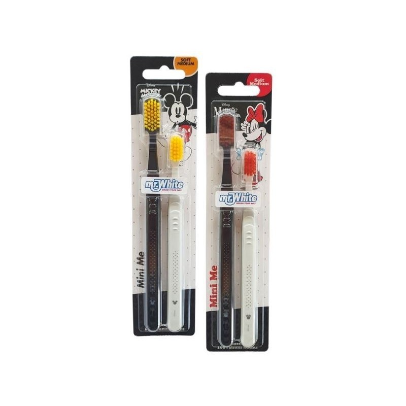 MR. WHITE SPAZZOLINI MINI MICKEY E MINNIE MEDIO 2PZ