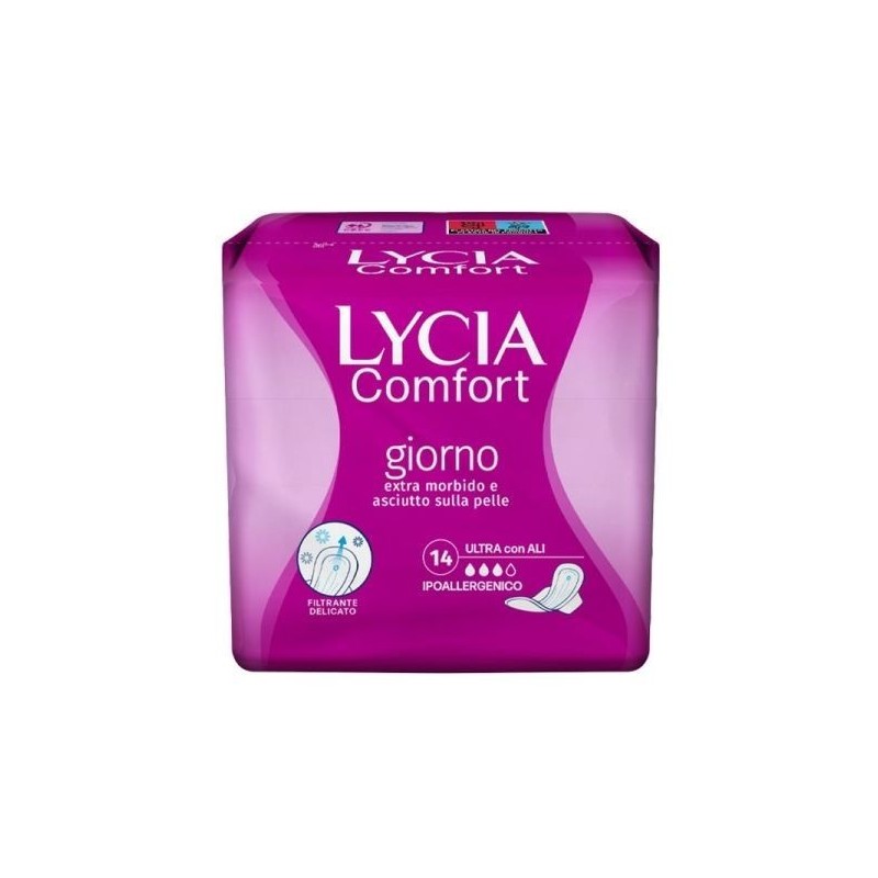 LYCIA ASSORBENTI COMFORT ULTRA GIORNO CON ALI X14