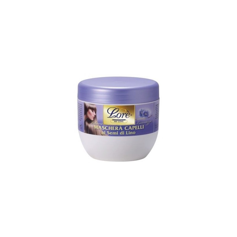 LORE' MASCHERA CAPELLI SEMI DI LINO 500 ML