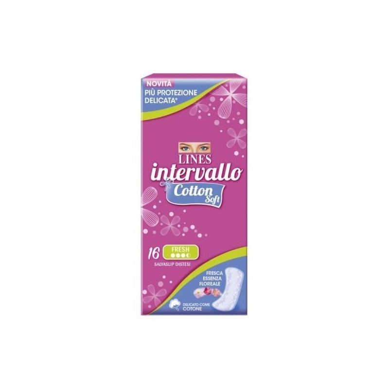 LINES INTERVALLO SALVASLIP FRESH DISTESO 16 PZ