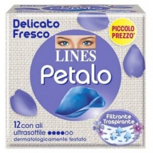 LINES PETALO BLU CON ALI 12 PZ