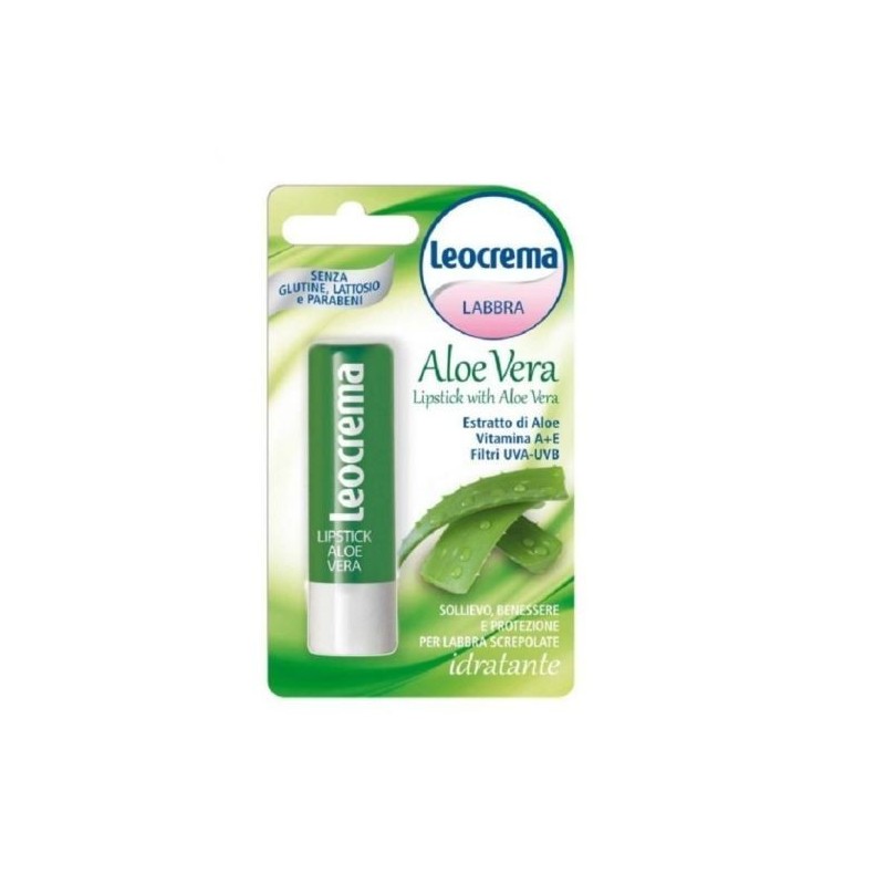 LEOCREMA LIPSTICK LABBRA ALOE VERA 5,5 ML