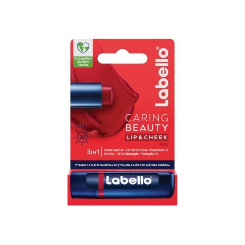 LABELLO CARING BEAUTY RED 4,8 GR