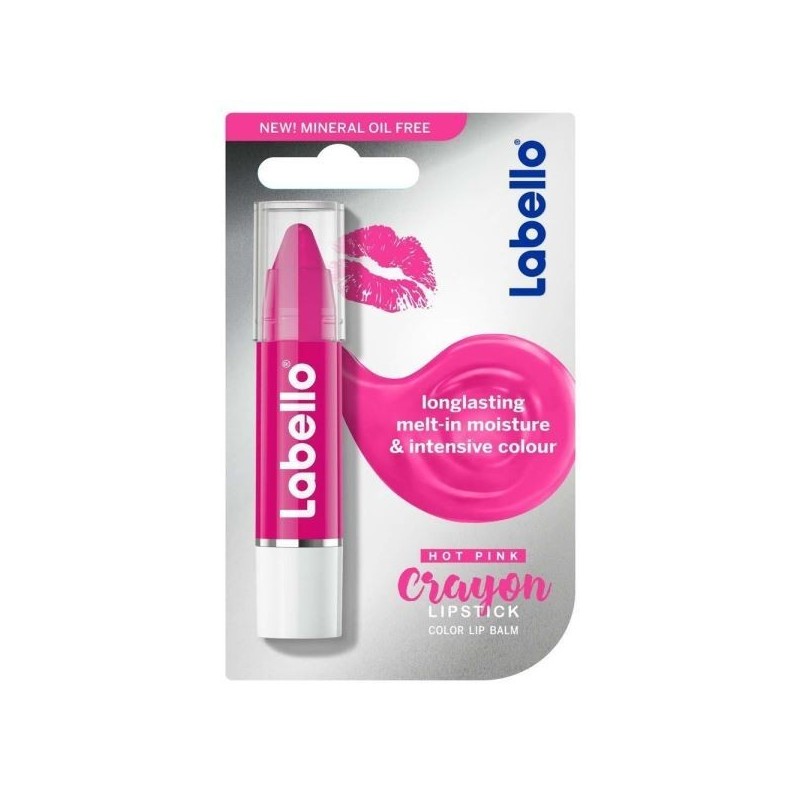 LABELLO CRAYON HOT PINK 02 3GR 3,3 ML