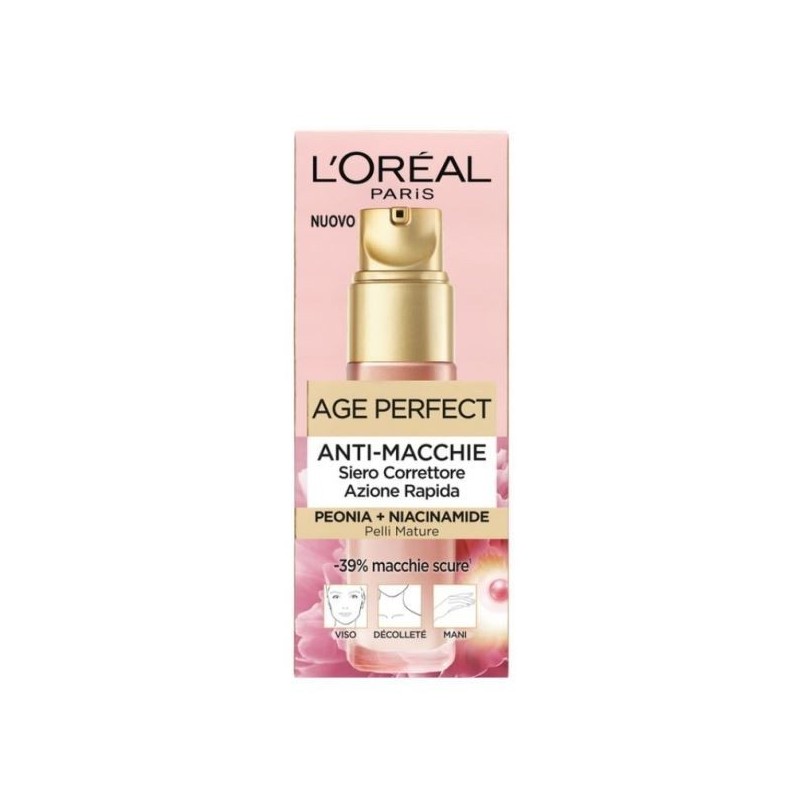 L'OREAL AGE PERFECT SIERO CORRETTORE ANTI MACCHIE 30ML