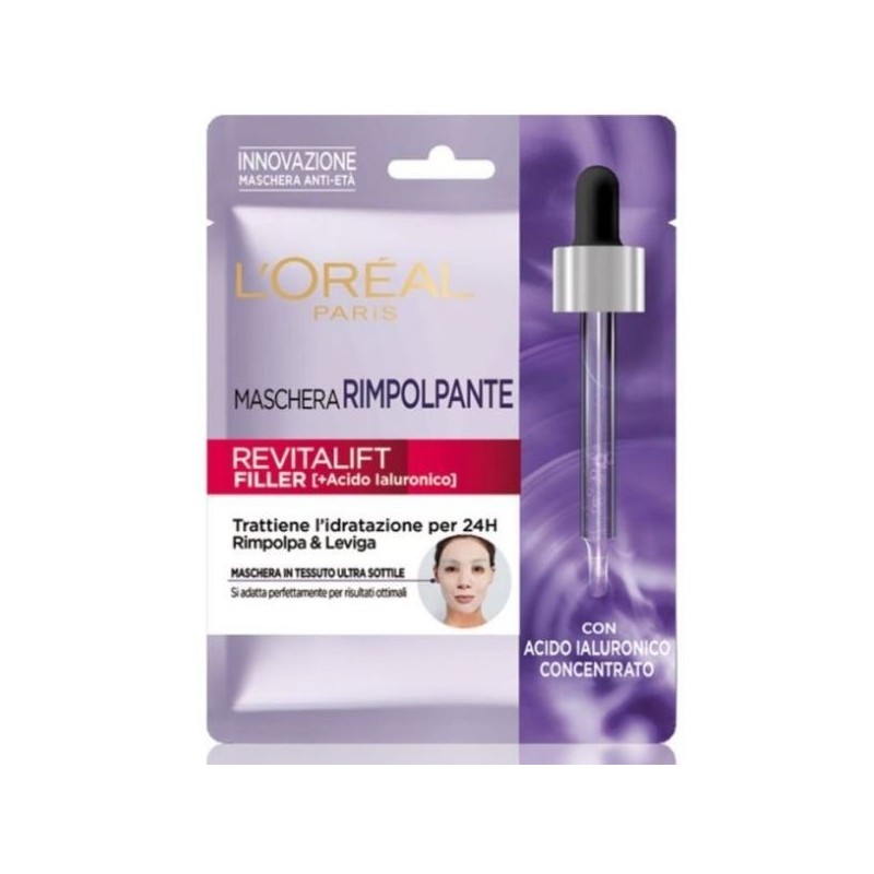 L'OREAL REVITALIFT FILLER MASCHERA IN TESSUTO RIMPOLPANTE 30GR