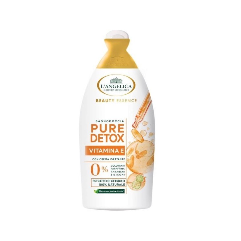 L'ANGELICA BAGNO BEAUTY E. PURE DETOX VITAMINA E 520ML