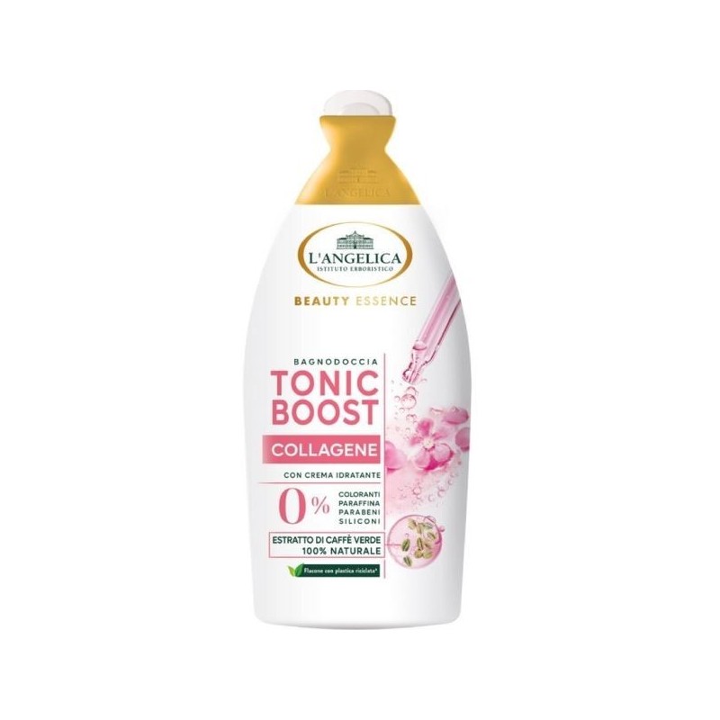 L'ANGELICA BAGNO BEAUTY E.TONIC BOOST COLLAGENE CAFFE' VERDE 520ML
