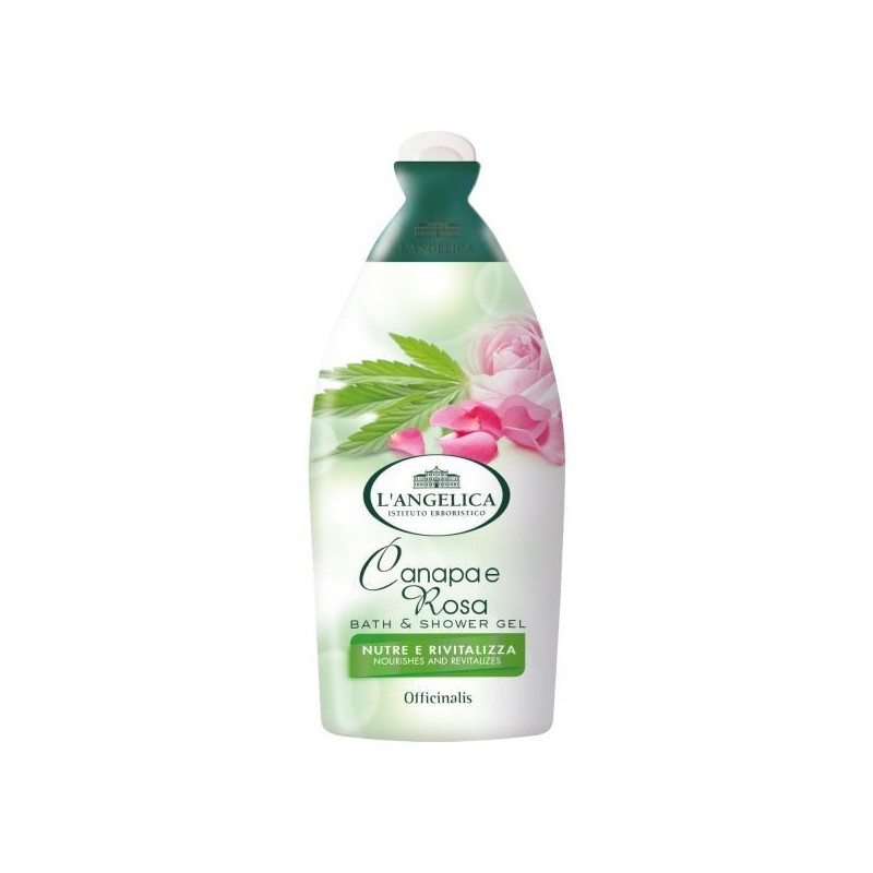 L'ANGELICA BAGNO CANAPA & ROSA 500 ML