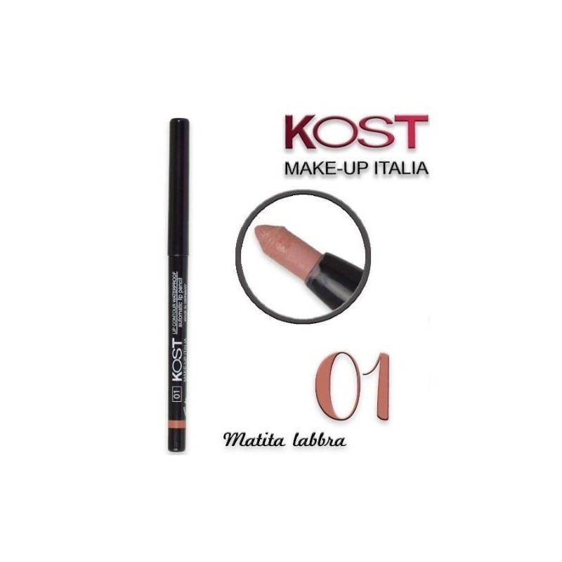 KOST MATITA LABBRA AUTOMATICA LIP CONTOUR WPROOF 01