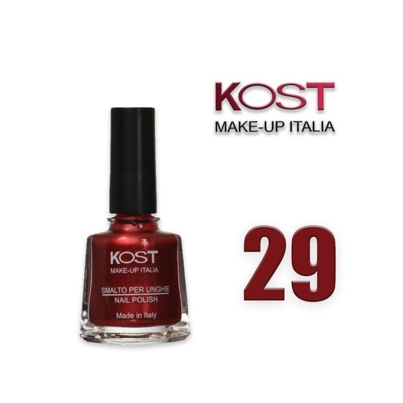 KOST SMALTO ROSSO METALLIZZATO 29