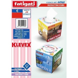 KLEVEX FAZZOLETTINI F/CUBO...