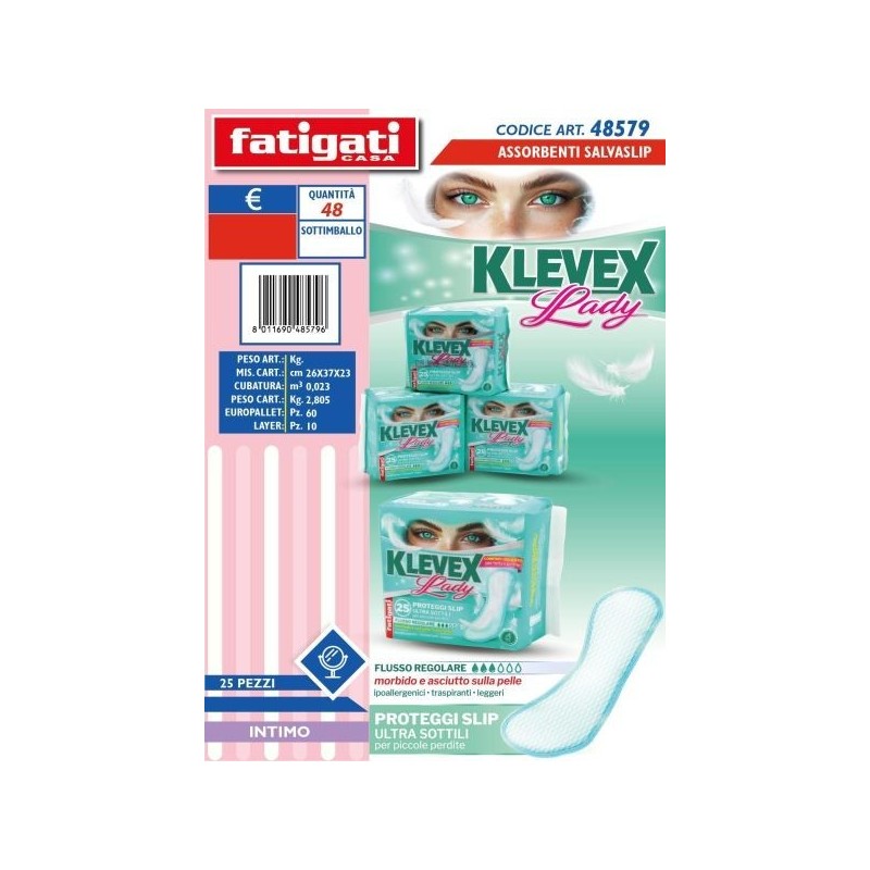 KLEVEX LADY PROTEGGISLIP 25PZ
