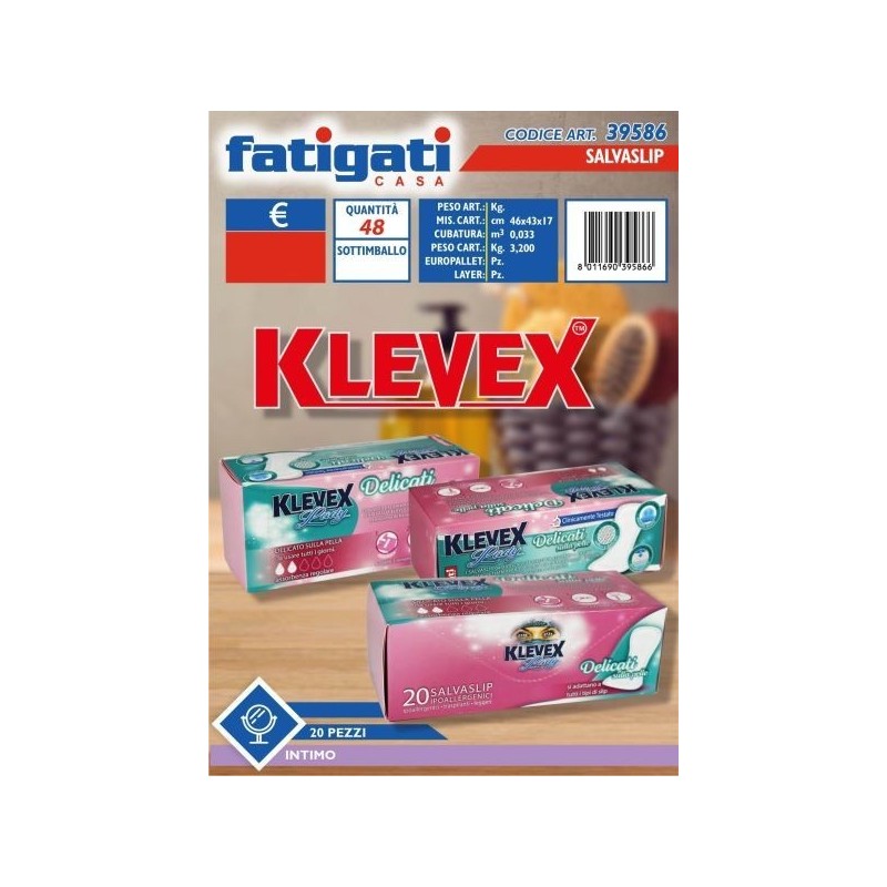 KLEVEX SALVASLIP 20 PZ