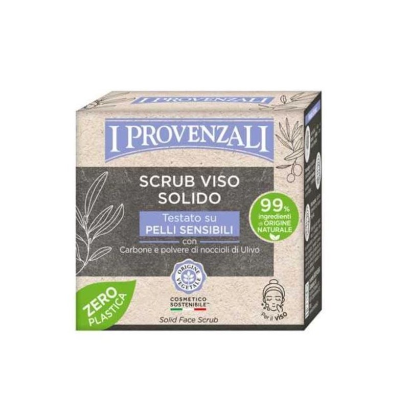 I PROVENZALI SAPONE SOLIDO SRUB VISO CARBONE 70GR