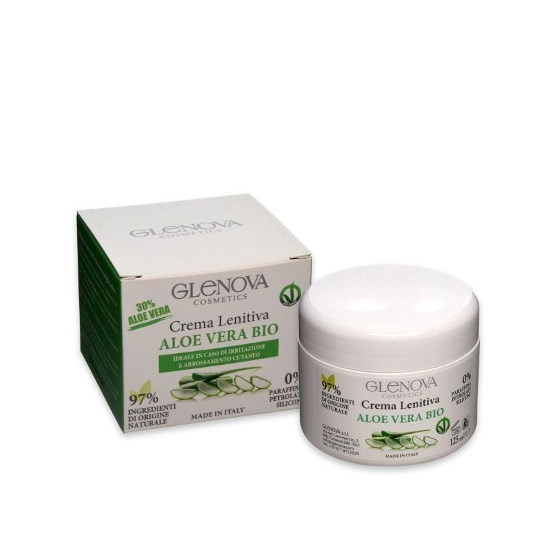 GLENOVA CREMA LENITIVA ALOE VERA BIO 125 ML