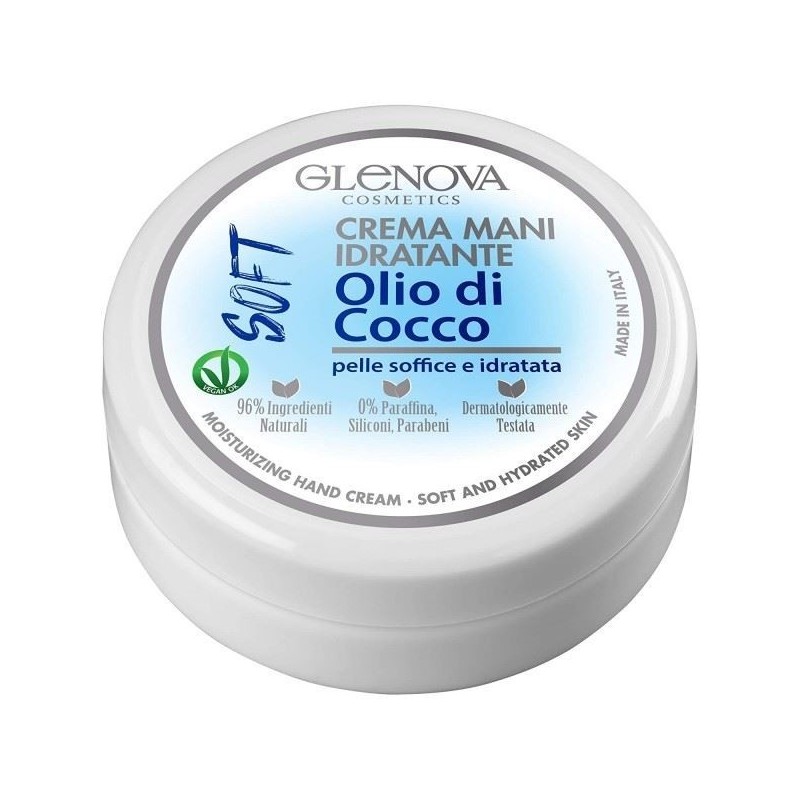 GLENOVA CREMA MANI IDRATANTE OLIO DI COCCO 120ML