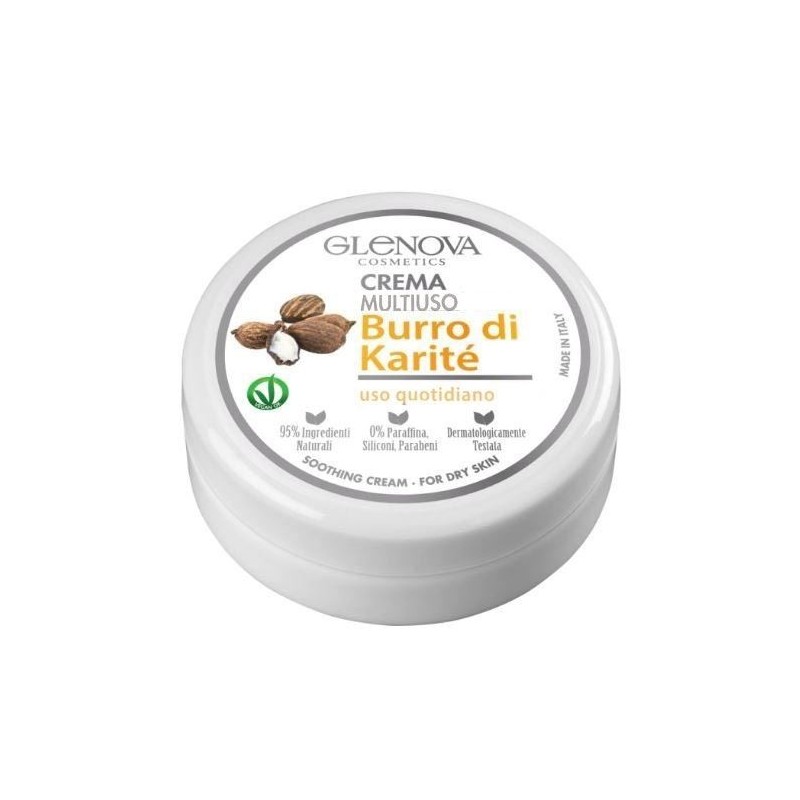 GLENOVA CREMA MULTIUSO BURRO KARITE'120 ML