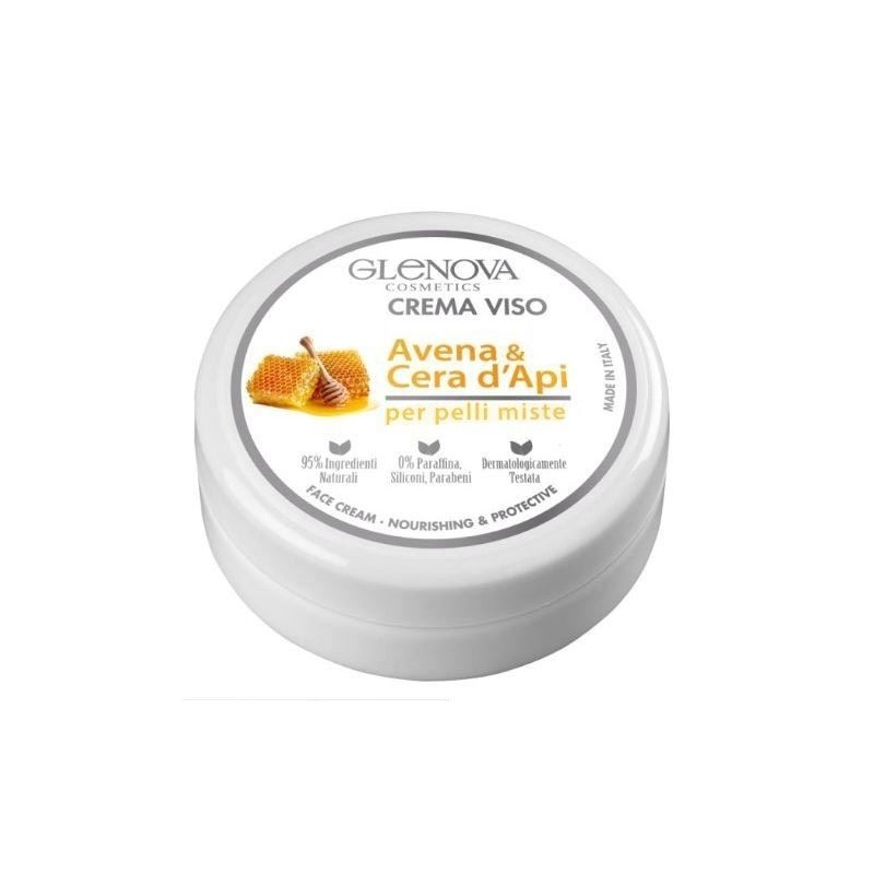 GLENOVA CREMA VISO AVENA/CERA D'API 120ML