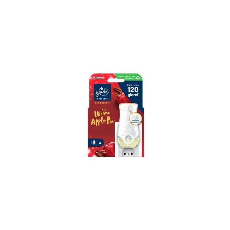 GLADE ELETTRICO OIL BASE WARM APPLE PIE 20ML