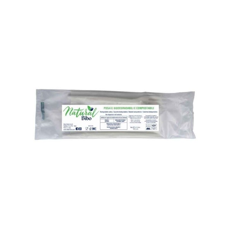 BIBO NATURAL SET 2 POSATE BIO FORCH.+COLT.+TOV.30X30