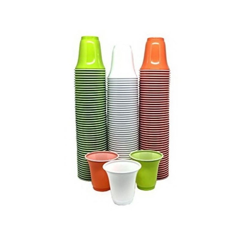 BICCHIERI CAFFE' COLORI ASS. 50PZ 80ML